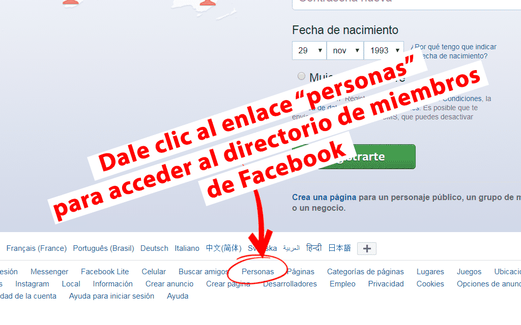 【Cómo BUSCAR PERSONAS EN FACEBOOK】» » Sin estar Registrado